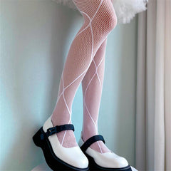 Women's Patterned Nylon Stockings