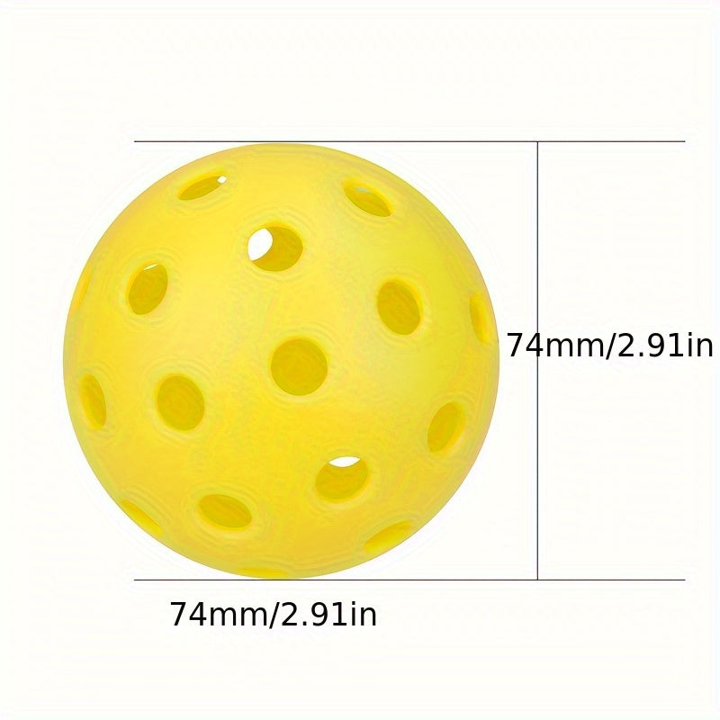 2PCS Outdoor Pickleballs 40 Hole For Training Game Indoor And Outdoor