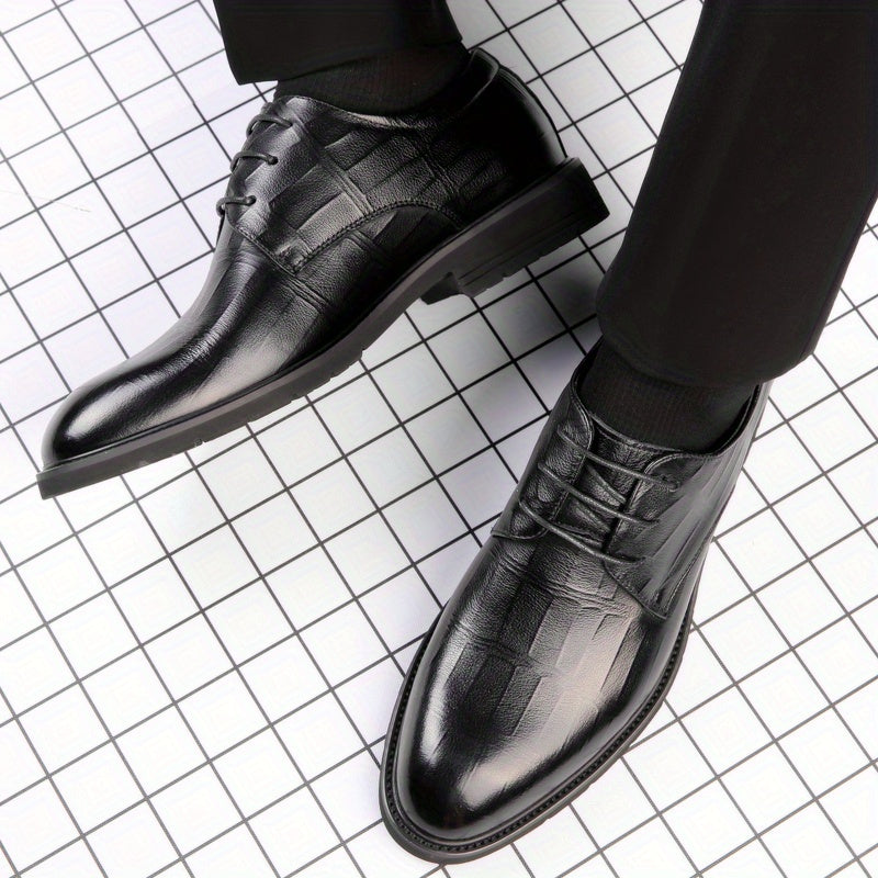 Men's PU Leather Oxford Shoes Formal Dress Shoes For Wedding Business