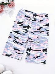 Women's Camo Print High Waist Yoga Shorts for Running Fitness Cycling