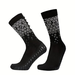 Non Slip Silicone Athletic Socks - Football Mid Calf Socks