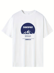 Pattern Men's T shirt For Summer Outdoor Casual Male Tops