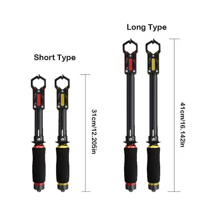 Fish Lip Gripper With Scale 36kg Max Weight Anti-corrosion Saltwater Fishing
