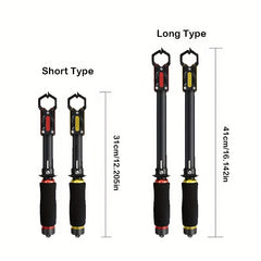 Fish Lip Gripper With Scale 36kg Max Weight Anti-corrosion Saltwater Fishing