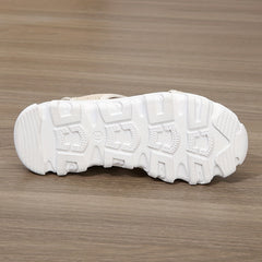 Women's Platform Sandals Open Toe Cutout Breathable Slip On Comfortable Sandals