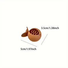 2pcs Cartoon Round Hair Clip Style Hairpin
