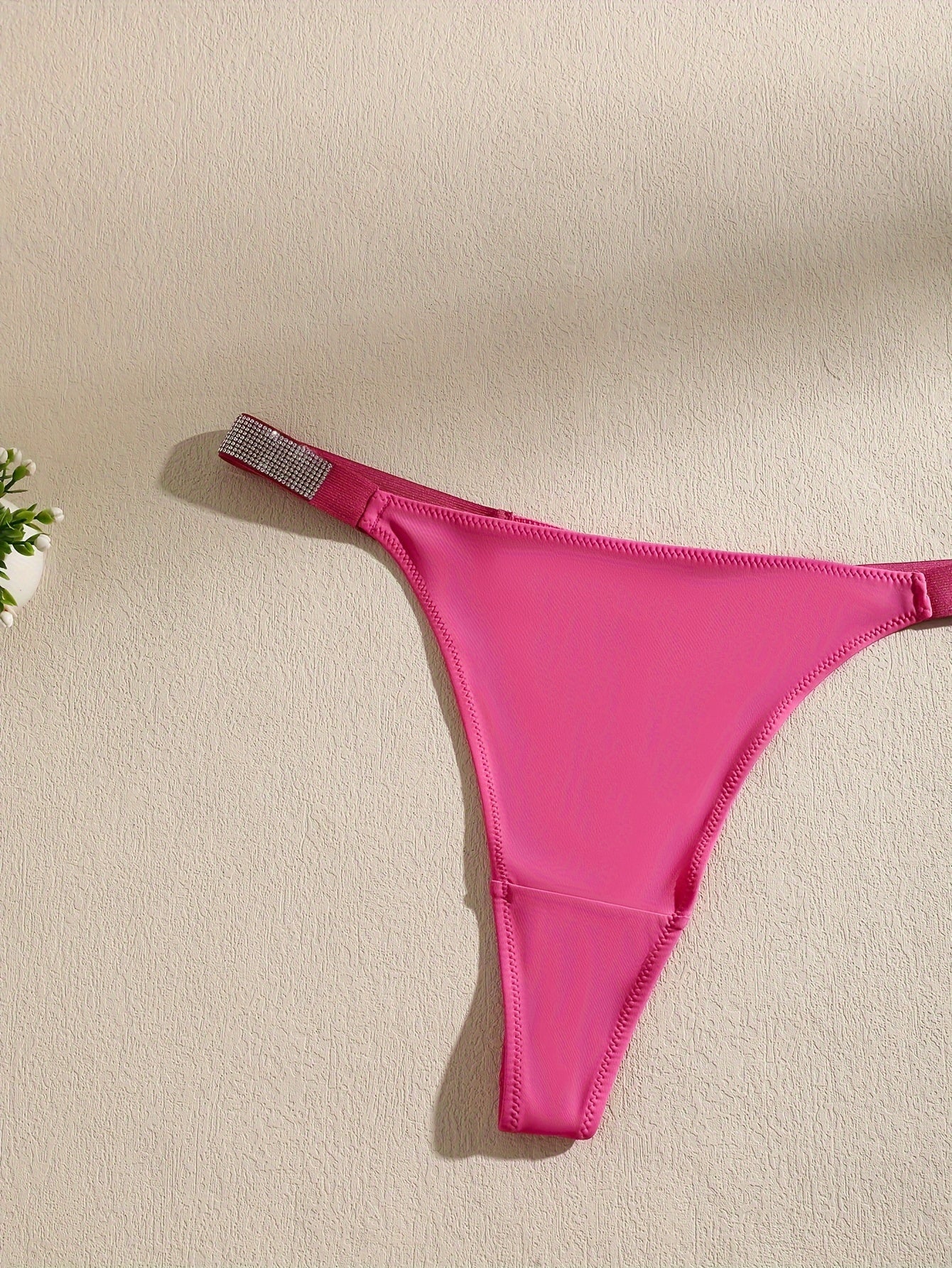 3 Pack Plus Size Sexy Panties Set Women's Plus Low Waisted Seamless Thongs
