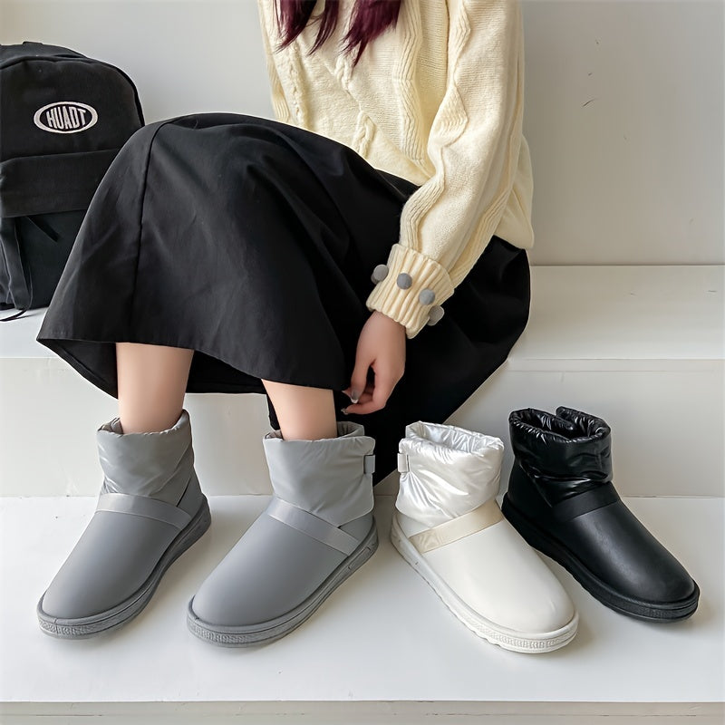 Women's Winter Snow Boots Waterproof Thermal with Faux Fur Lining