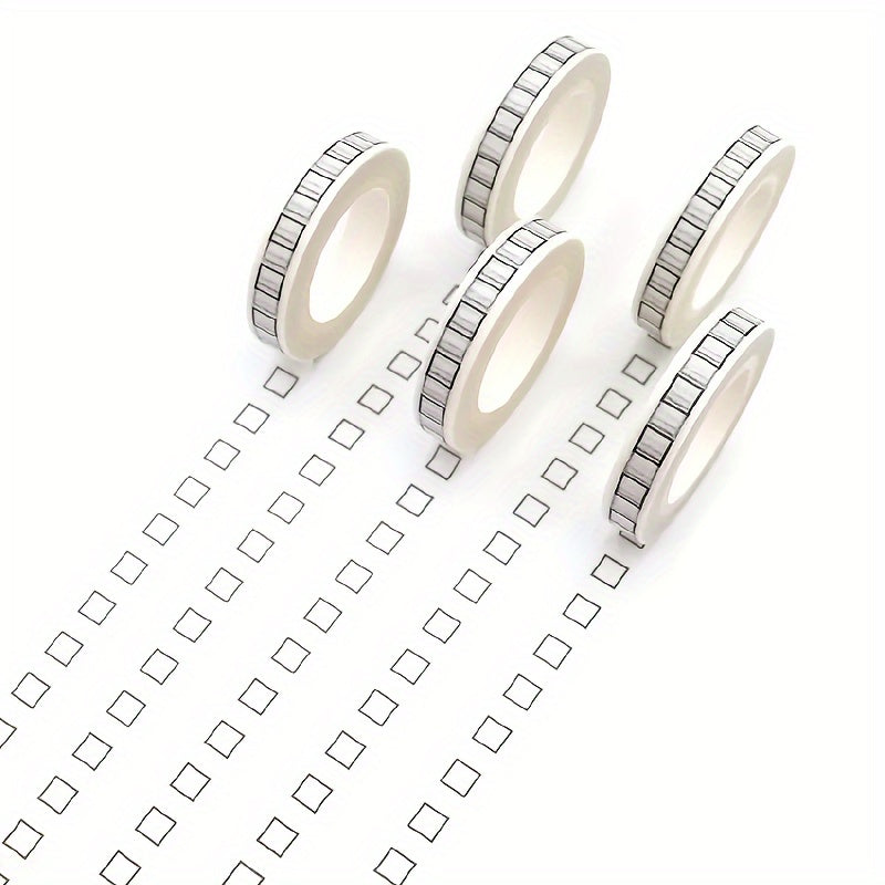 4pcs Split Line Tape Journal Book Tape Border Decoration 8mm