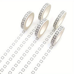 4pcs Split Line Tape Journal Book Tape Border Decoration 8mm