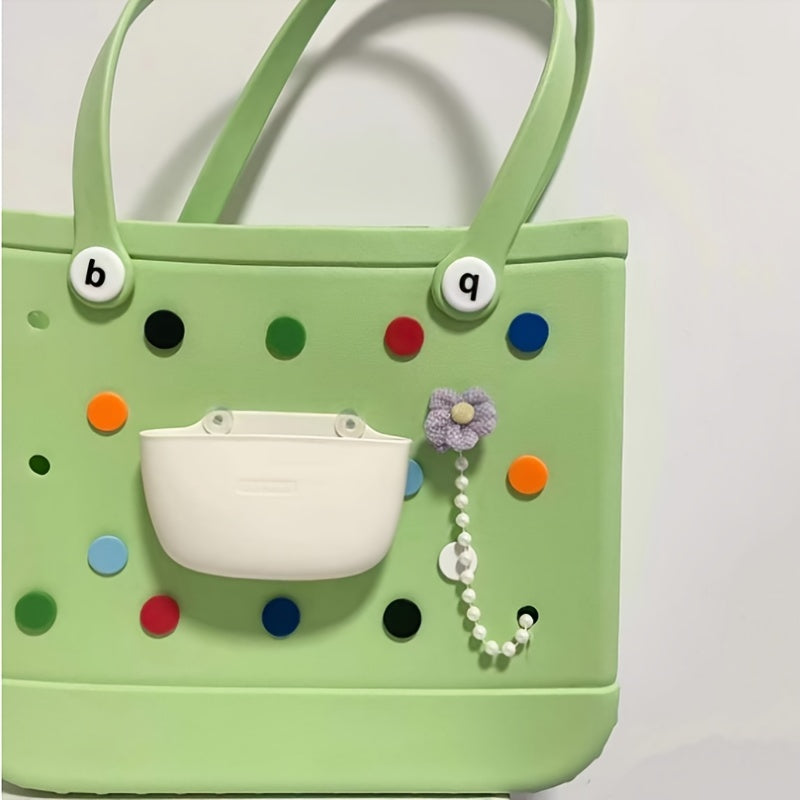 Rubber Beach Bag Organizer Pockets for Summer Fun
