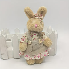 Couple Rabbit Couple Bear Plush Doll Keychain Couple Rabbit Plush Pe...