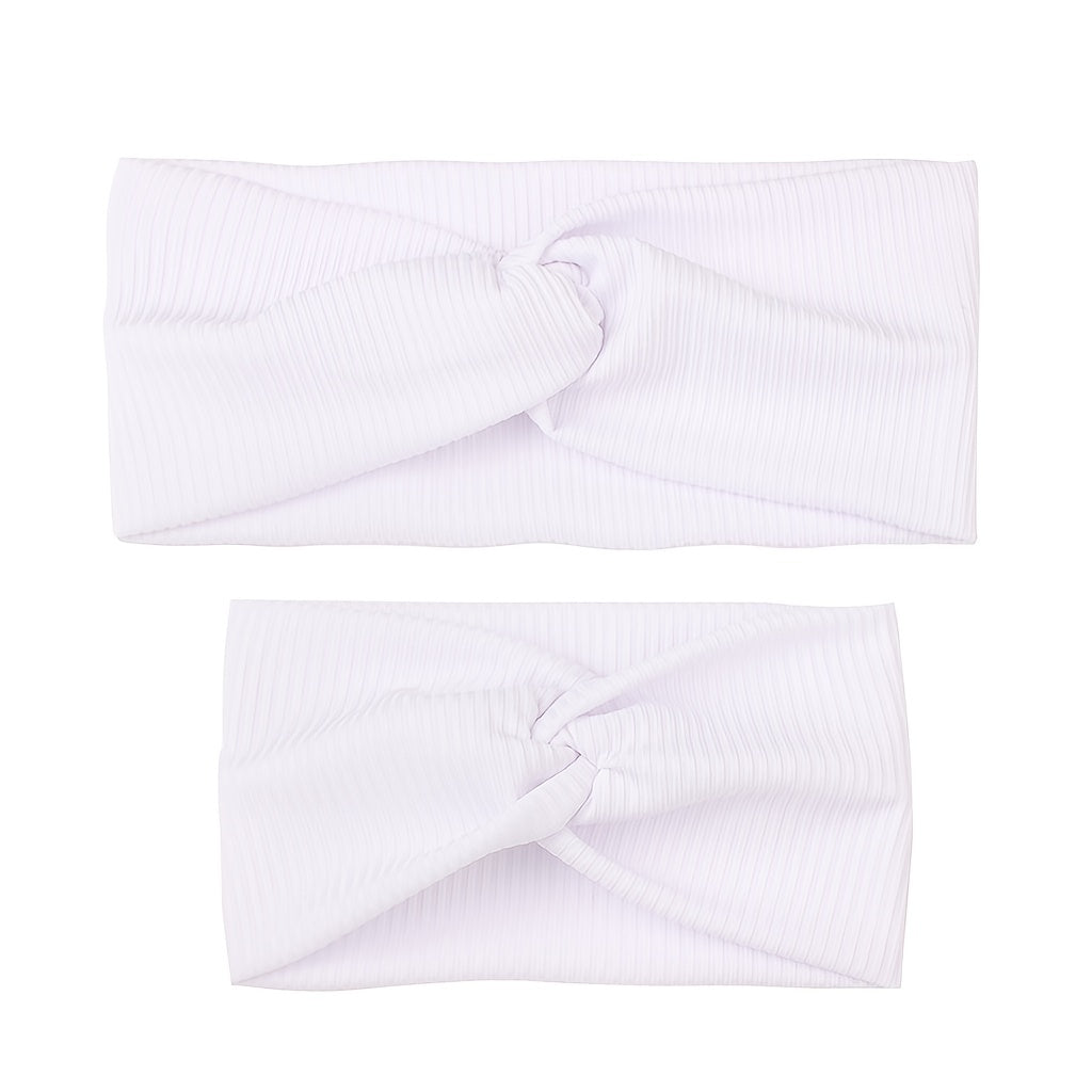 2pcs Knit Hairbands Baby Mother Comfort Hair Band Hair Accessories