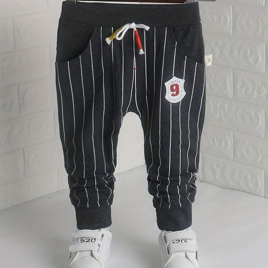 Baby Boy Girl Striped Footed Trousers