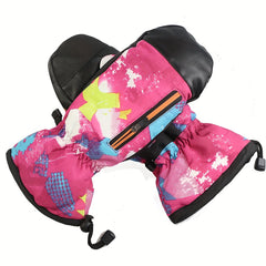 Winter Skiing Gloves Warm Waterproof Non-slip Thickened Outdoor Cycling Skiing