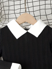 Girls Light Stretch Fit Long Sleeve Dress