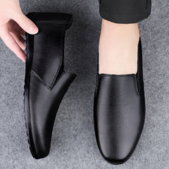 Men's Leather Loafer Shoes for Outdoor Indoor Activities
