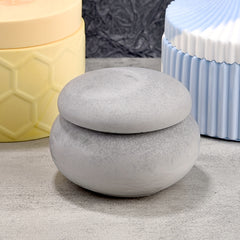 Silicone Mold DIY Crystal Glue Jar Storage Jar Mold