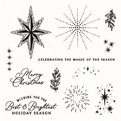 Christmas Star Metal Cutting Dies And Stamps DIY Card Scrapbook Decoration