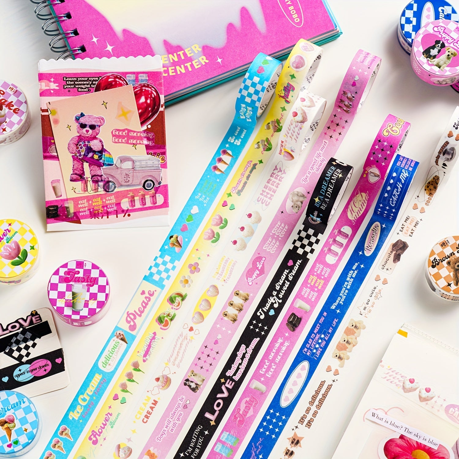 Exciting Palpitations Washi Tape Style DIY Decoration