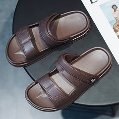 Men's Non Slip Platform Slides - Comfortable Cloud Slides