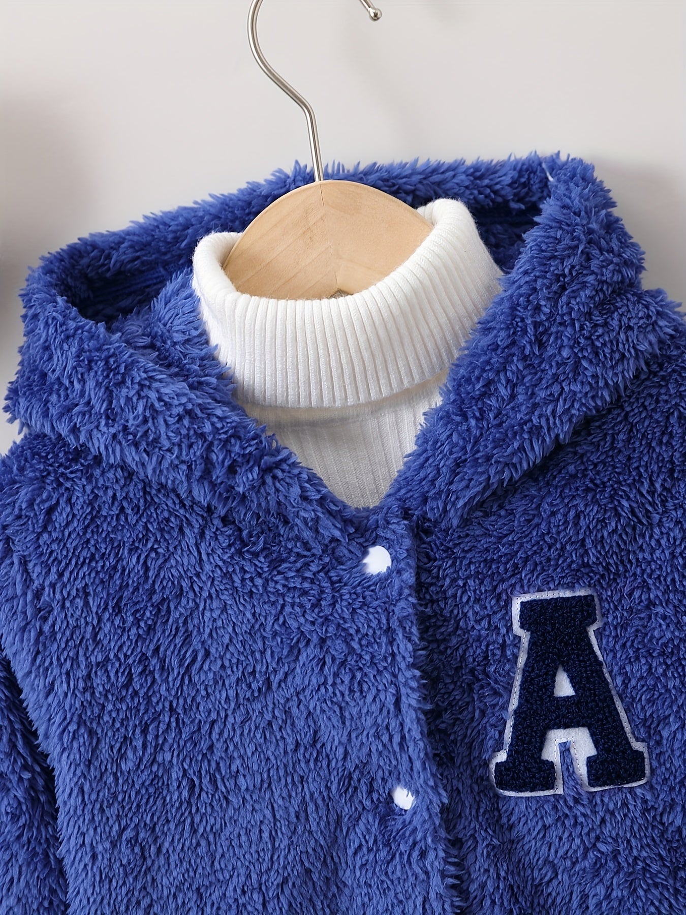 Boys Fleece Jacket for Winter, Outdoor Casual Button Up Top