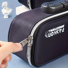Functional Pencil Case Password Stationery Bag