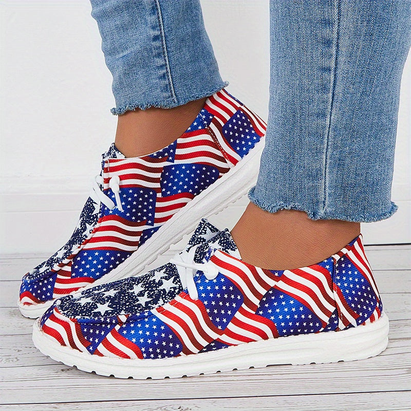 Women's Star Comfort Canvas Shoes Lightweight Low Sports Shoes