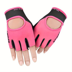 Couples Non Slip Gym Gloves Long Wrist Guard Dumbbell Training