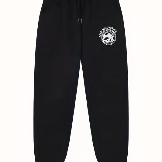 Innovation Print Joggers Men's Casual Sweatpants