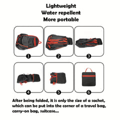 Water Resistant Foldable Backpack Large Capacity Casual Bag