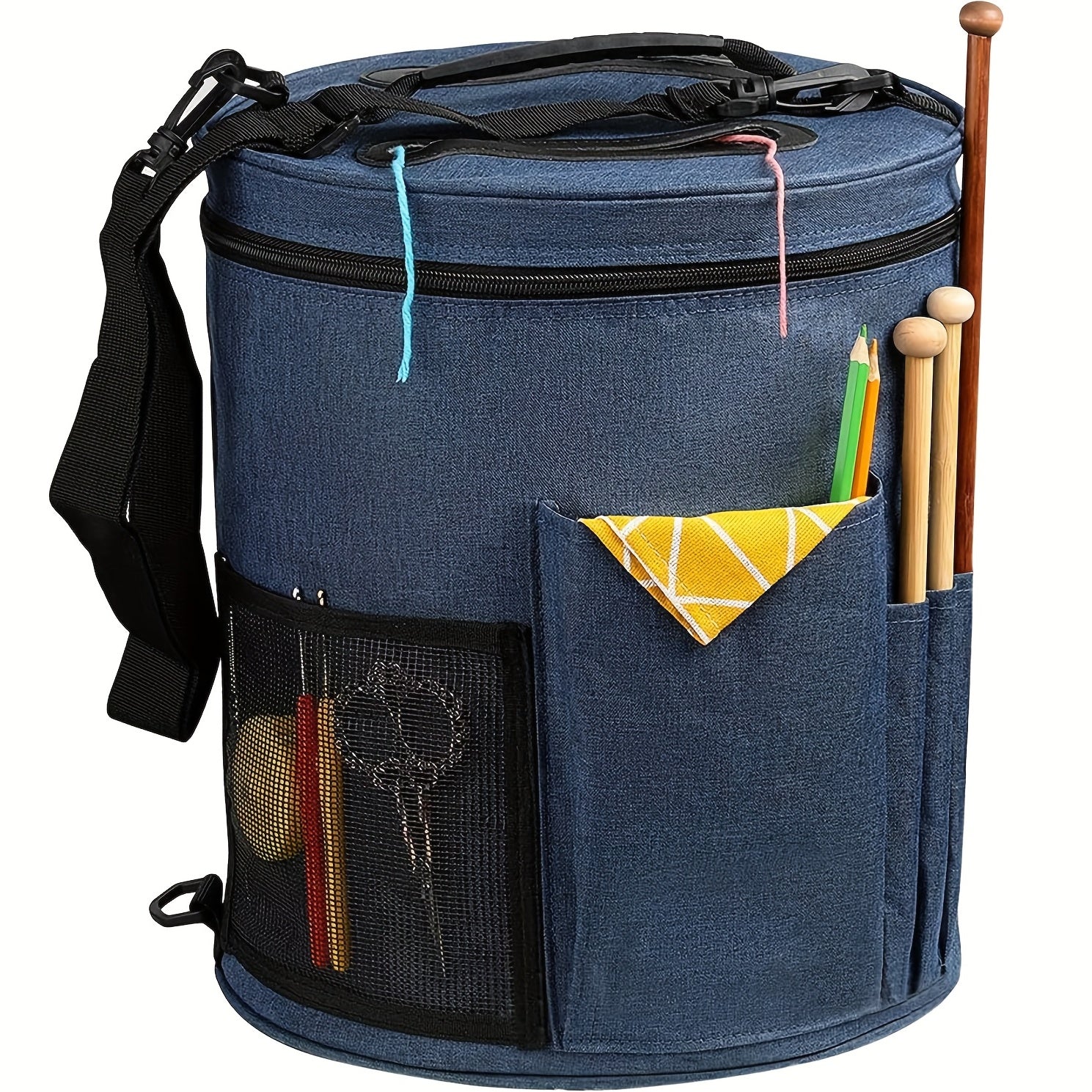 Knitting Bag Yarn Organizer Tote for Needles Crochet