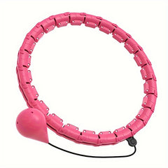 Portable Detachable 24 Sections Fitness Hoop With Solid Ball Body Shaping
