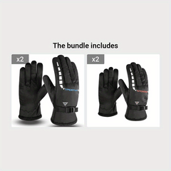 Winter Warm Mittens Men Women Riding Gloves Windproof Skiing Gloves