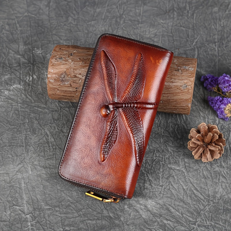 Vintage Style Women's Wallet Large Capacity Clutch Bag