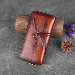 Vintage Style Women's Wallet Large Capacity Clutch Bag