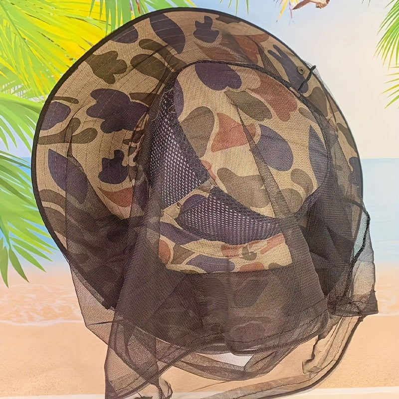 Anti-Mosquito Sunshade Fishing Hat for Men and Women