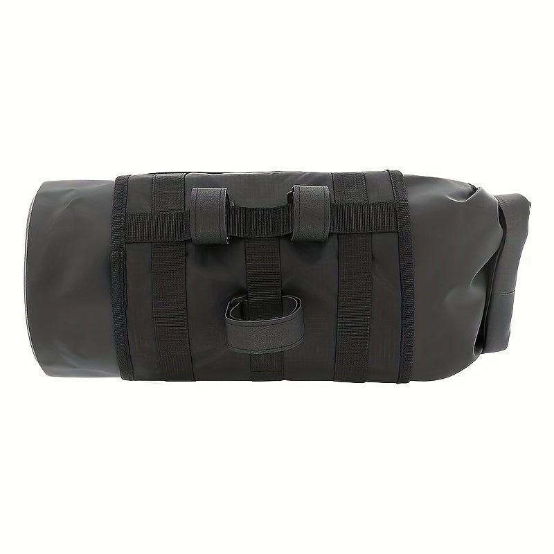 Bike Front Bag Mesh Cloth Plaid Cloth Riding Equipment Bag
