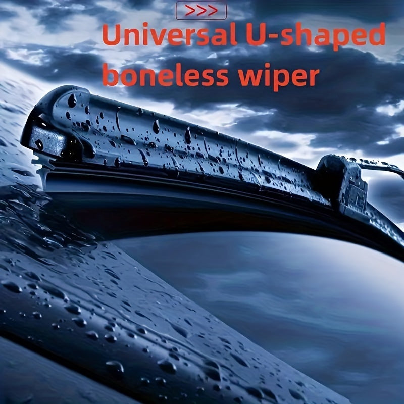 Universal U J Type Car Wiper - Silent & Durable