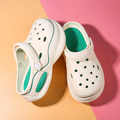 Women's Breathable Closed Toe Slip On Clogs
