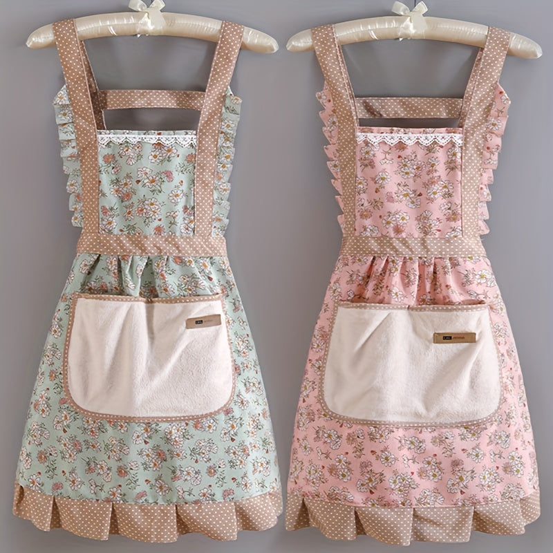 Waterproof Sleeveless Cloth Protective Apron for Household Cleaning