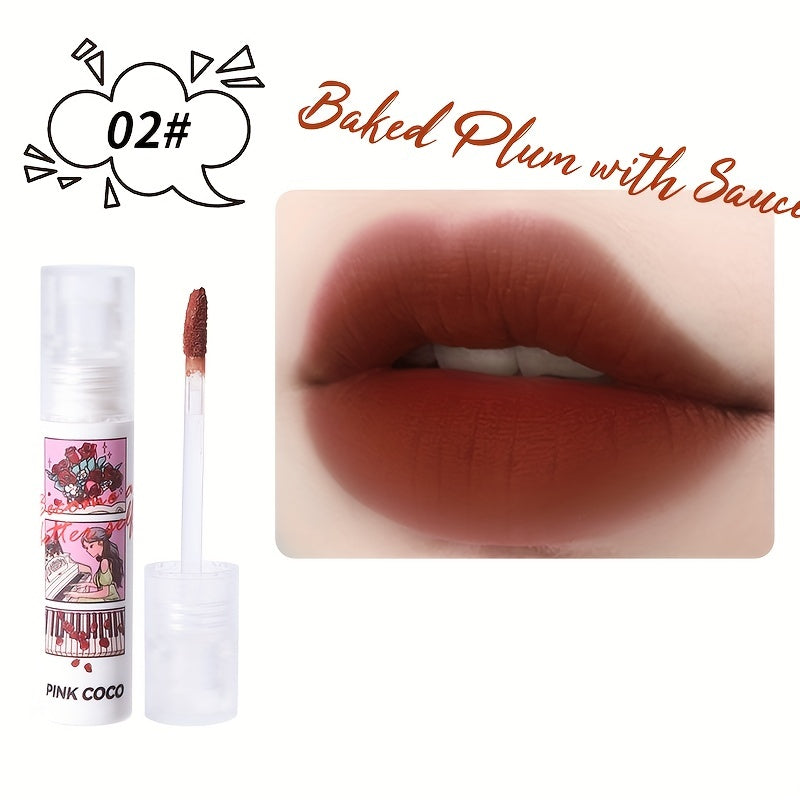 Comic Girl Cream Lip Glaze Matte Lip Mud Waterproof Lip Gloss