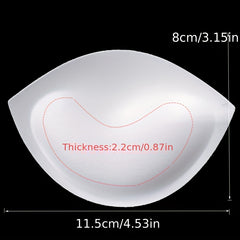 3 Pairs Sponge Bra Insert Pads Invisible Anti-convex Chest Enhancer