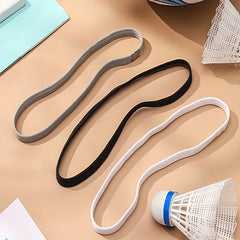 3pcs Solid Sports Headband Yoga Non slip Elastic Yoga Headband