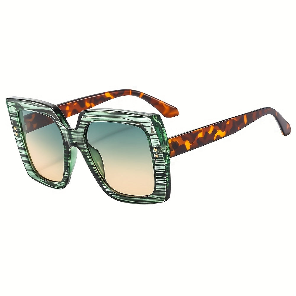 Men's Square UV Protection Sunglasses with Hard Box
