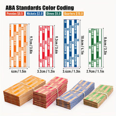 Coin Counters & Tubes w/ Sorter Caps + Wrappers