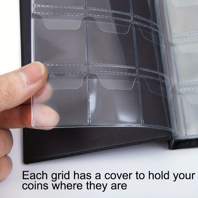 120 Grid Coin Album - Keep Coins Safe and Organized