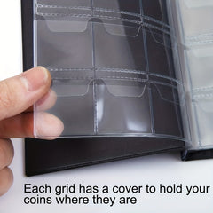 120 Grid Coin Album - Keep Coins Safe and Organized