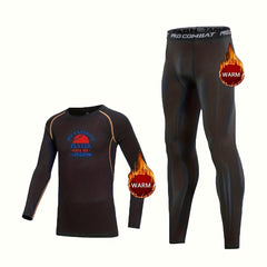 2pcs Toddler Kids Fleece Compression Sets