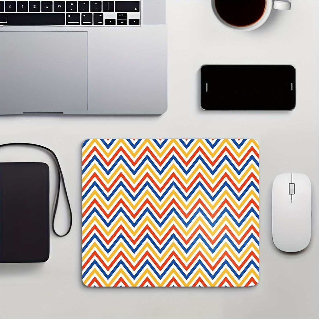 Flat Texture Visual Impact Small Desktop Mouse Pad Office Home Accessories